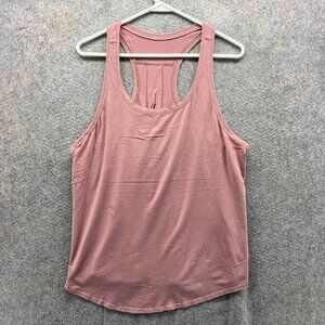 Lululemon Love Tank Top Women 10 Pink Mauve Soft Lightweight Racerback